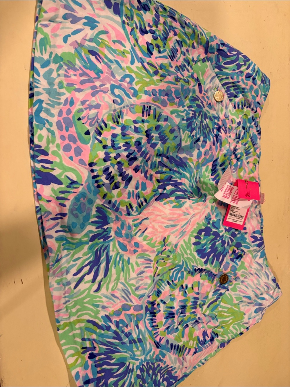 Lilly Pulitzer shell of party Madison skort L NWT